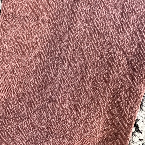 Prana Ruched Textured Leggings, ankle crop, dusty plum - sz M - Picture 6 of 6